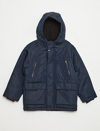 Parka con capucha repelente al agua
