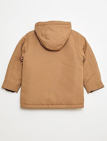 Parka con capucha repelente al agua