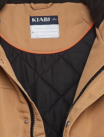 Parka con capucha repelente al agua