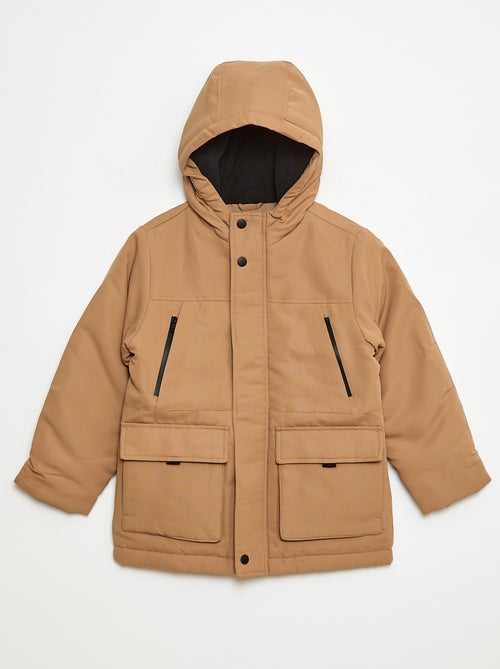 Parka con capucha repelente al agua - Kiabi