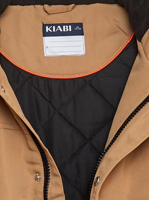 Parka con capucha repelente al agua - Kiabi