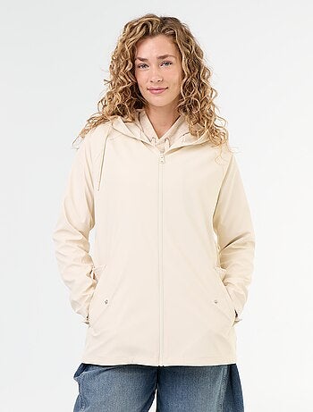 Parka con capucha repelente al agua