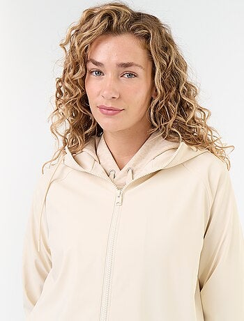 Parka con capucha repelente al agua