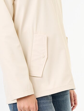 Parka con capucha repelente al agua