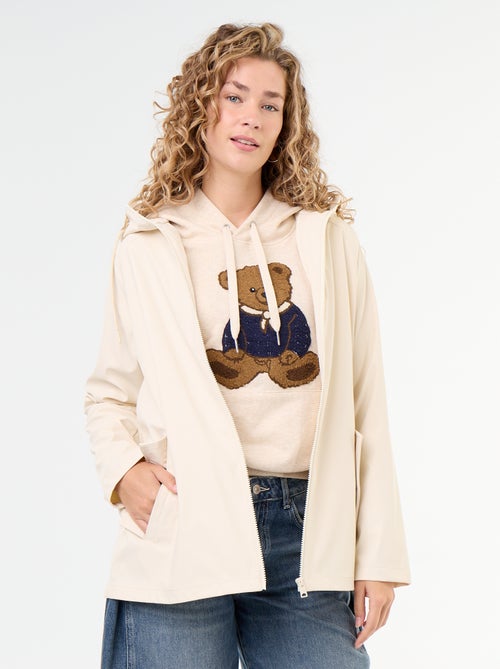 Parka con capucha repelente al agua - Kiabi