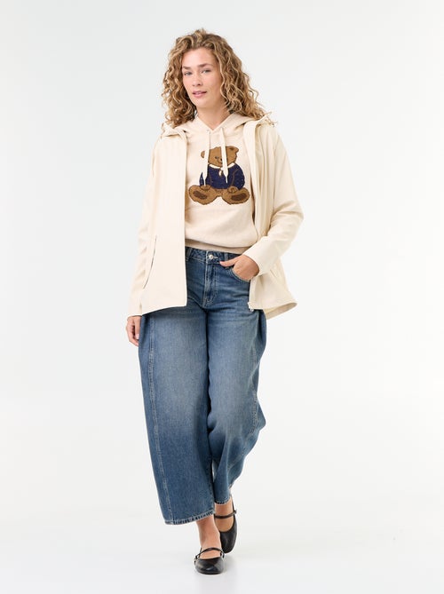 Parka con capucha repelente al agua - Kiabi