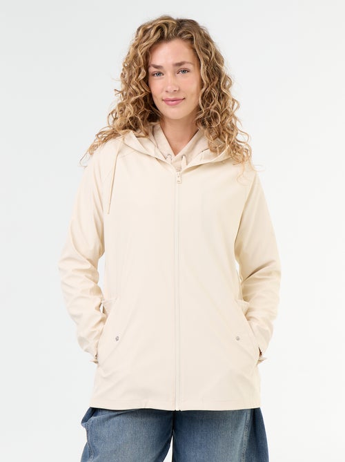 Parka con capucha repelente al agua - Kiabi