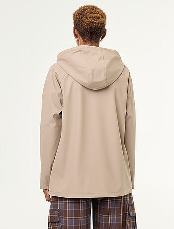 Parka con capucha repelente al agua