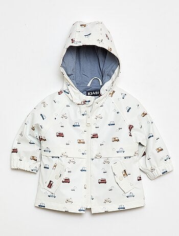 Parka con capucha repelente al agua