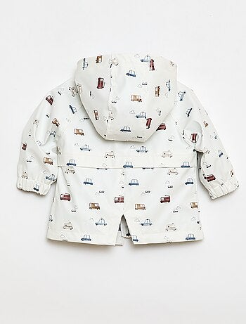 Parka con capucha repelente al agua