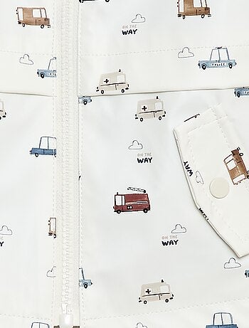 Parka con capucha repelente al agua