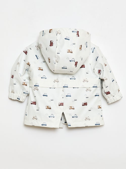 Parka con capucha repelente al agua - Kiabi
