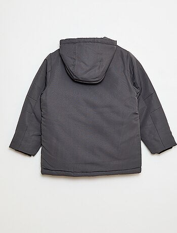Parka con capucha repelente al agua