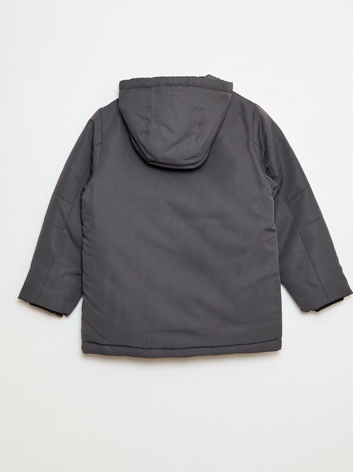 Parka con capucha repelente al agua - Kiabi