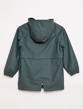 Parka con capucha repelente al agua