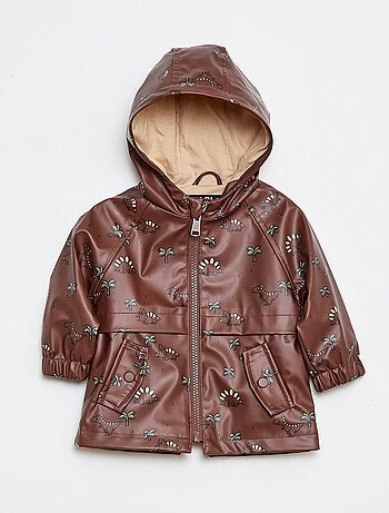 Parka con capucha repelente al agua