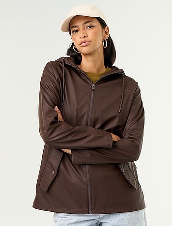 Parka con capucha repelente al agua