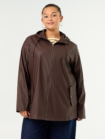 Parka con capucha repelente al agua