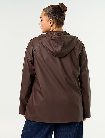Parka con capucha repelente al agua