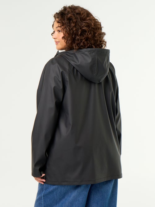 Parka con capucha repelente al agua - Kiabi Parka con capucha repelente al agua - Kiabi