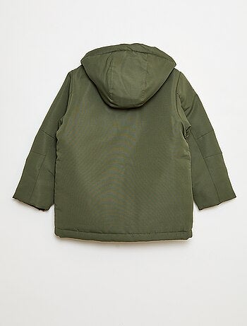 Parka con capucha repelente al agua