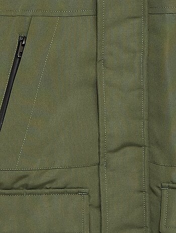 Parka con capucha repelente al agua