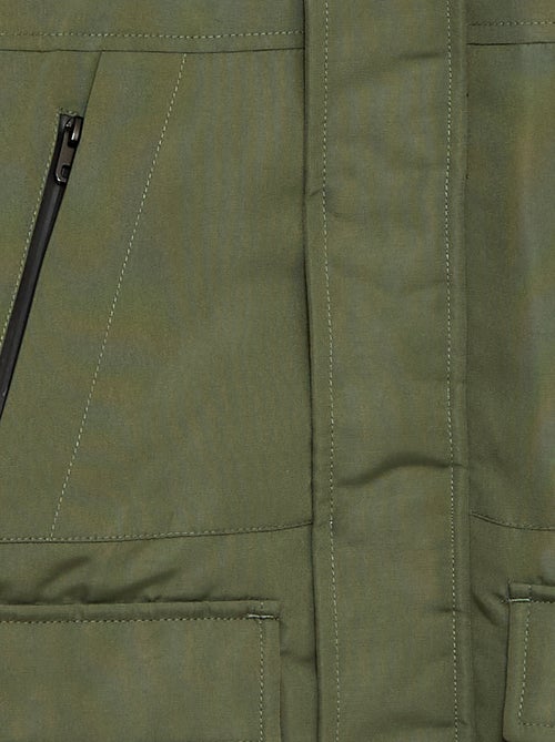 Parka con capucha repelente al agua - Kiabi