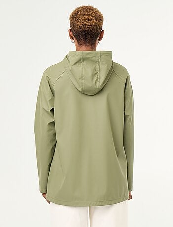 Parka con capucha repelente al agua