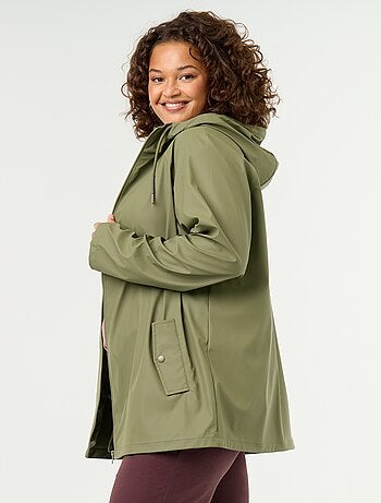 Parka con capucha repelente al agua
