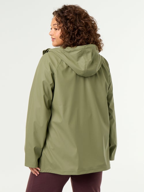 Parka con capucha repelente al agua - Kiabi Parka con capucha repelente al agua - Kiabi
