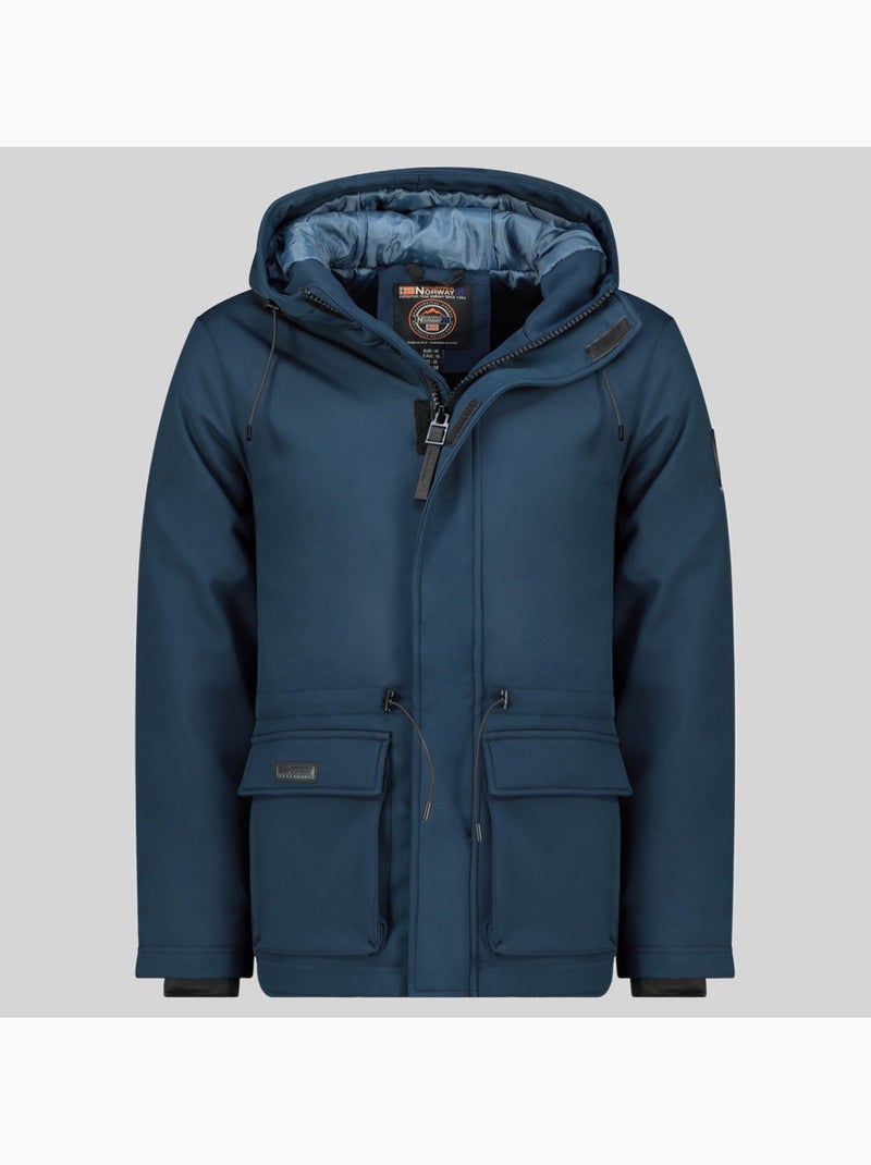 Parka con capucha ticanone – geographical norway Azul marino - Kiabi