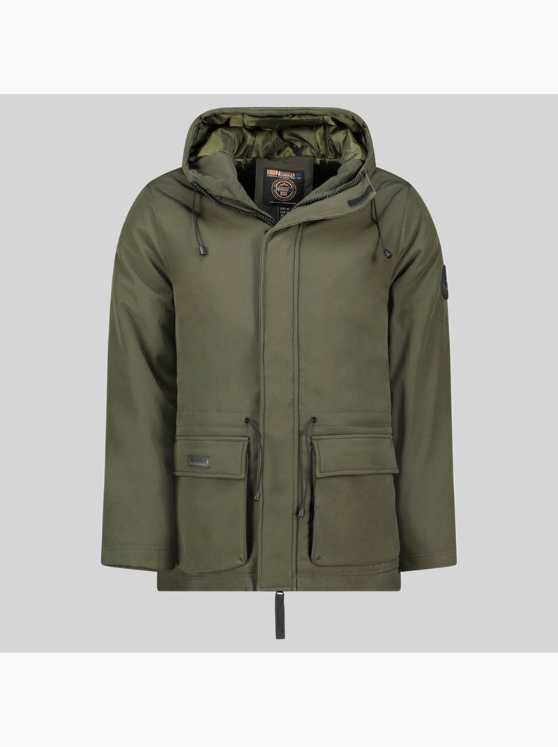 Parka con capucha ticanone – geographical norway Caqui - Kiabi