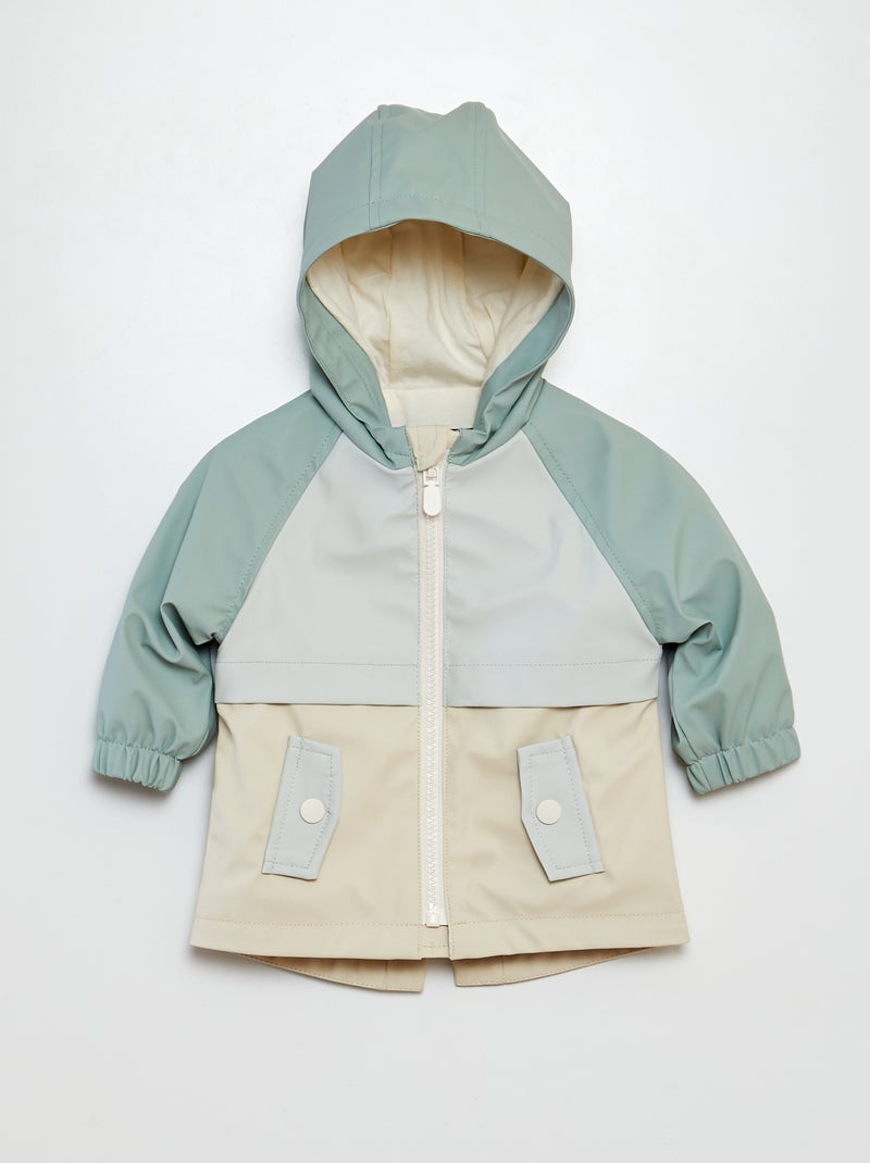 Parka con capucha VERDE - Kiabi