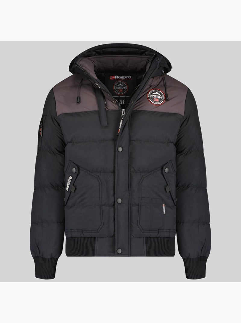 Parka con capucha volva – geographical norway Negro - Kiabi