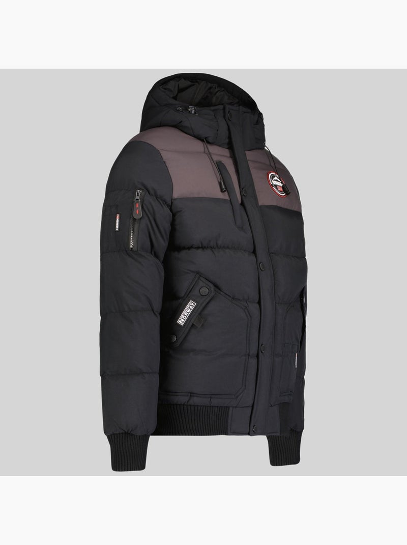 Parka con capucha volva – geographical norway Negro - Kiabi