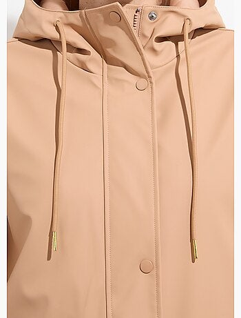 Parka con capucha y cremallera repelente al agua - Afibel