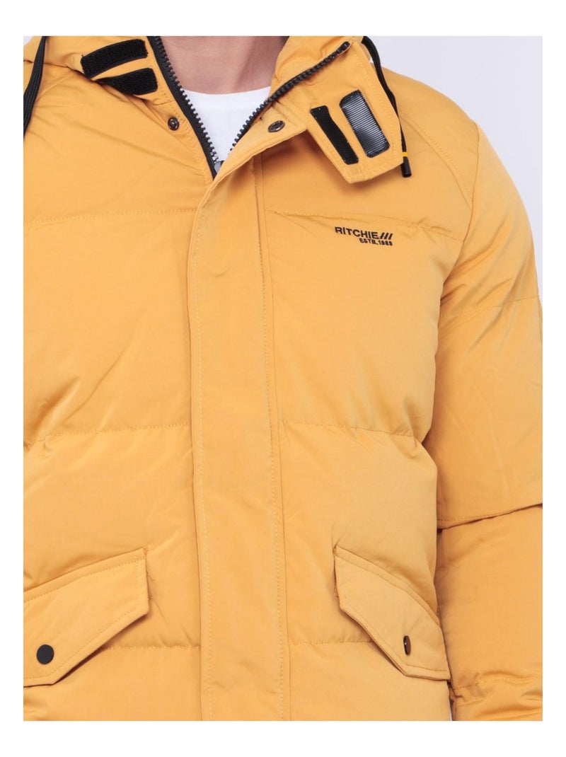 Parka con capucha ZANDOVEN Amarillo - Kiabi