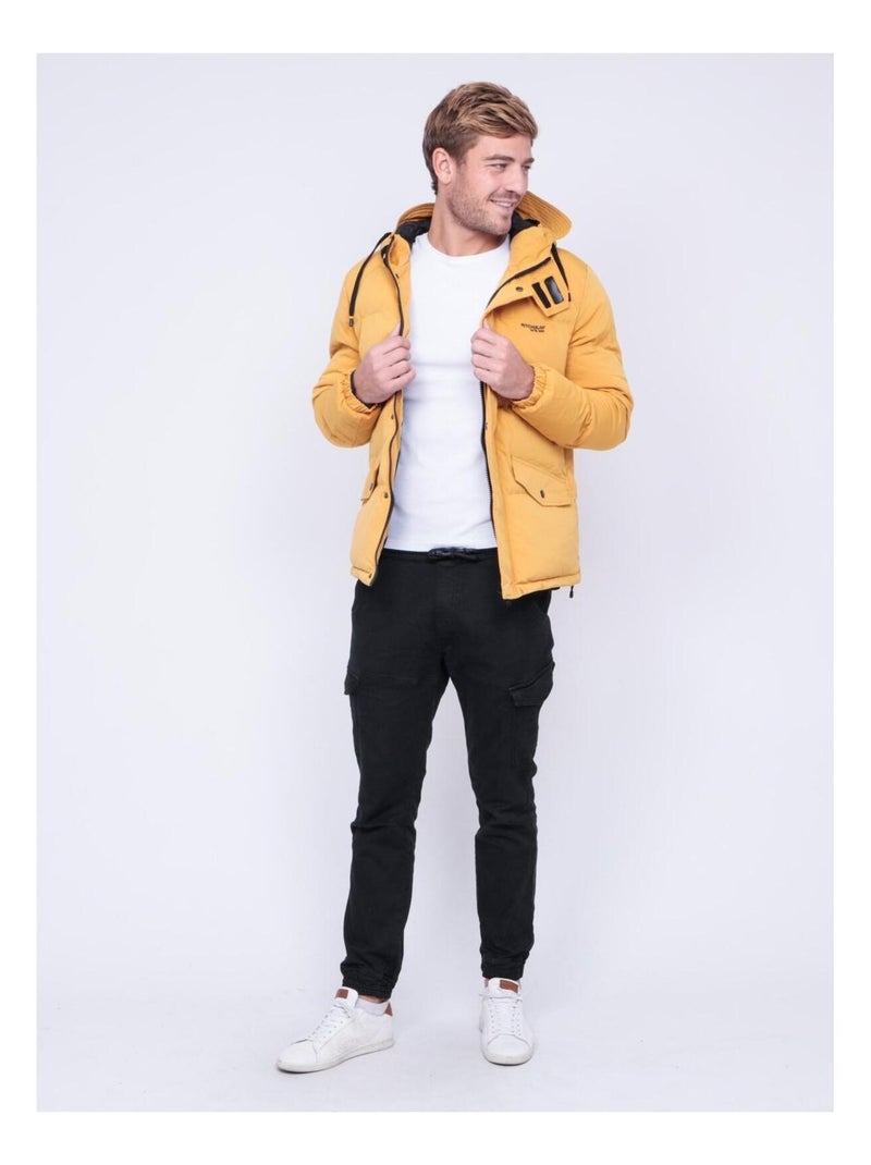 Parka con capucha ZANDOVEN Amarillo - Kiabi