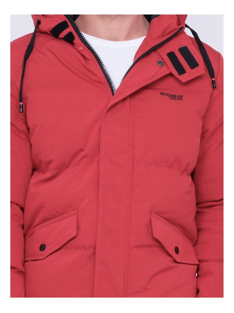 Parka con capucha ZANDOVEN Rojo - Kiabi