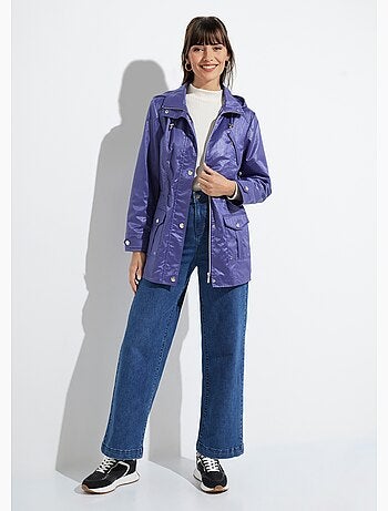 Parka con cremallera y botones automáticos - Afibel