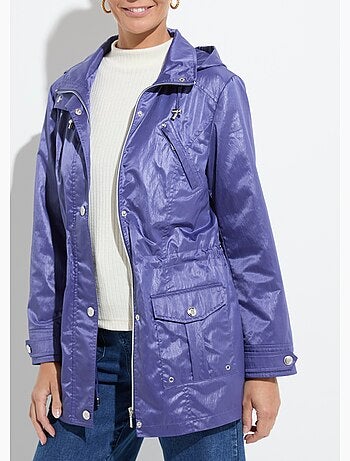 Parka con cremallera y botones automáticos - Afibel