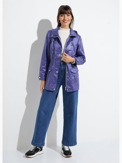 Parka con cremallera y botones automáticos - Afibel - Kiabi