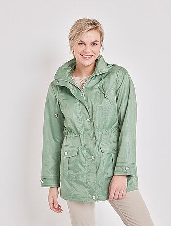 Parka con cremallera y botones automáticos - Afibel