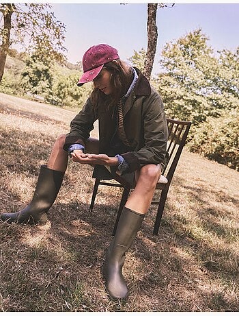 Parka con cuello de pana, mo fashion