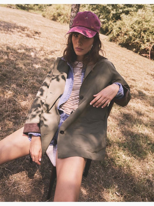 Parka con cuello de pana, mo fashion - Kiabi