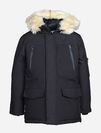 Parka con forro de piel desmontable - Kizco