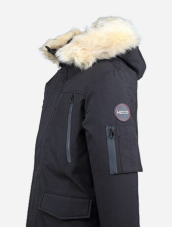 Parka con forro de piel desmontable - Kizco