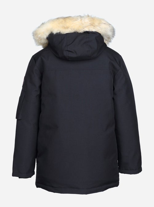 Parka con forro de piel desmontable - Kizco - Kiabi Parka con forro de piel desmontable - Kizco - Kiabi