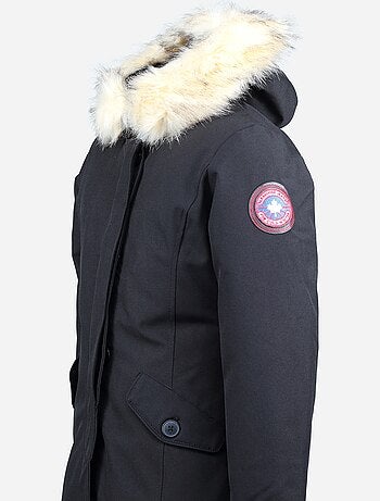 Parka con forro de piel desmontable - Paragoose