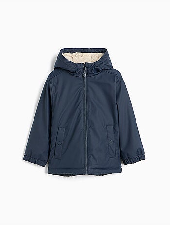 Parka con forro de sherpa, mo fashion